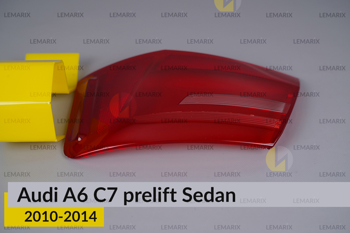 Скло заднього ліхтаря зовнішнє в крилі Audi A6 C7 Sedan (2010-2014) дорест праве