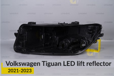 Корпус фари VW Volkswagen Tiguan LED рефлектор (2021-2023) рест лівий