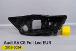 Корпус фари Audi A6 C8 Full LED EUR (2018-2024) лівий