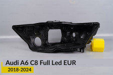 Корпус фары Audi A6 C8 Full LED EUR (2018-2024) левый