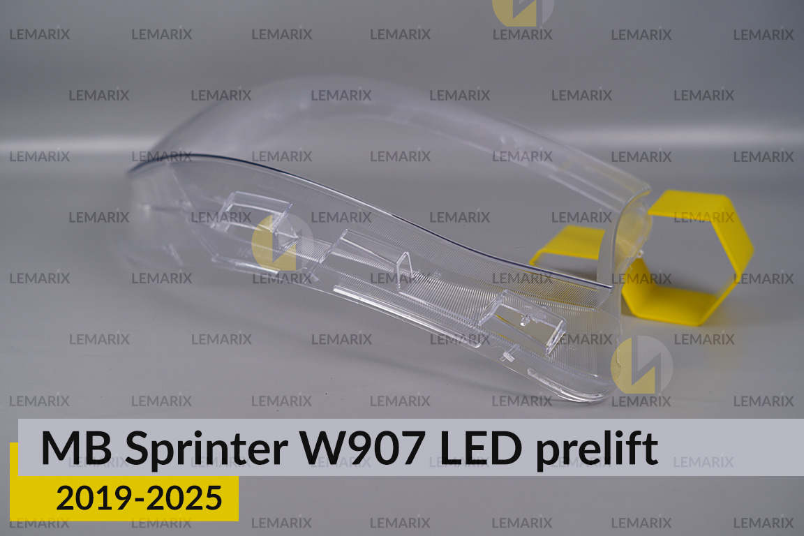 Скло фари Mercedes-Benz Sprinter W907 LED (2019-2026) дорест праве