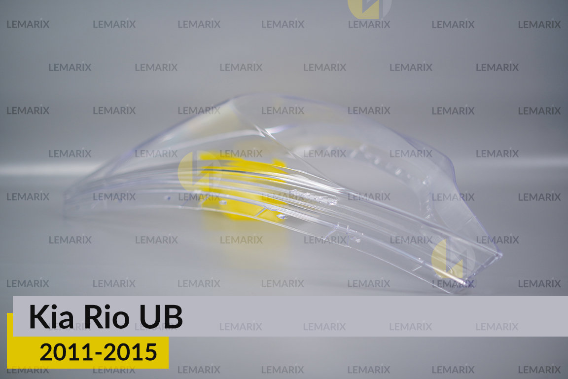 Скло фари KIA Rio UB (2011-2015) ліве