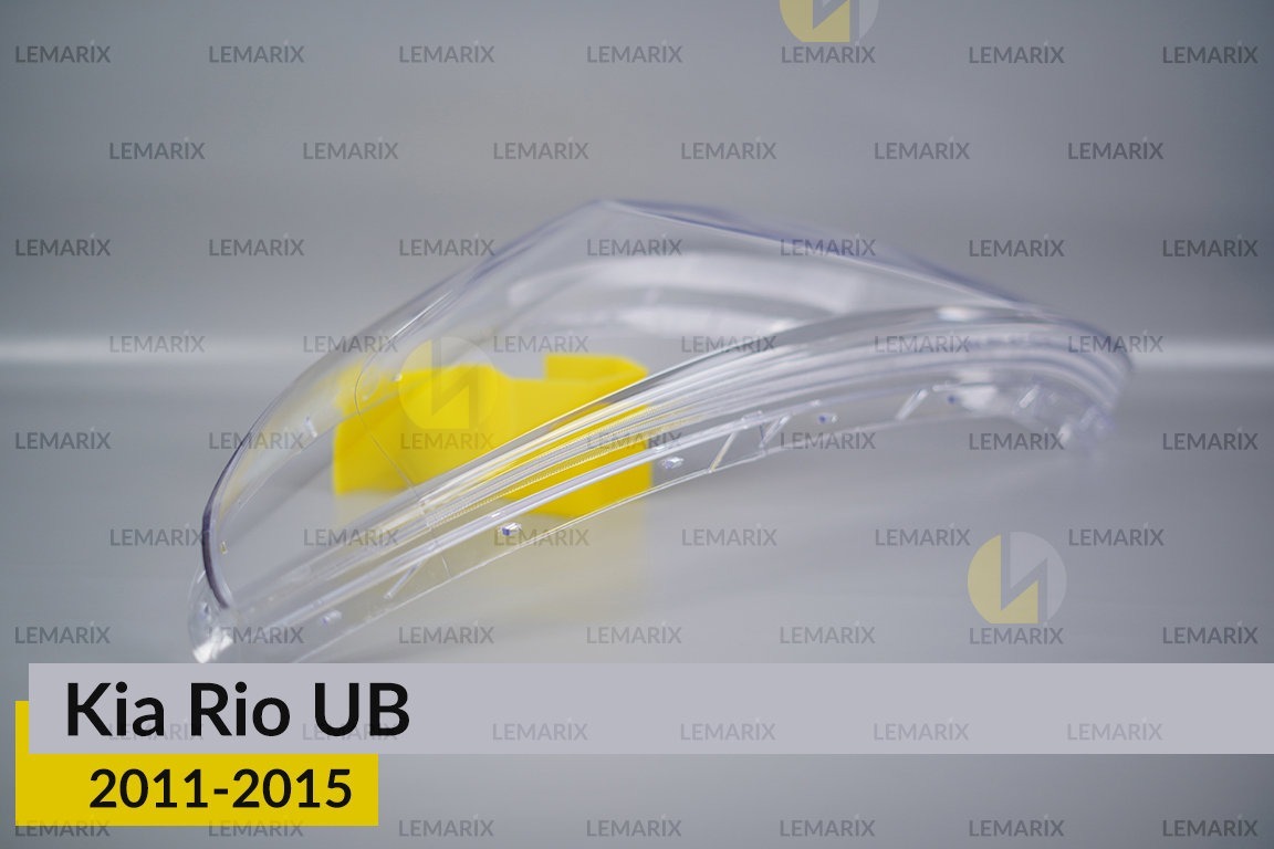 Скло фари KIA Rio UB (2011-2015) ліве