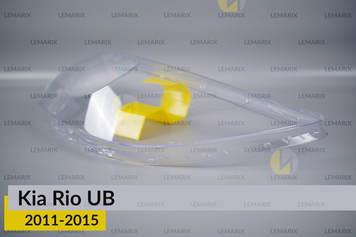 Скло фари KIA Rio UB (2011-2015) ліве