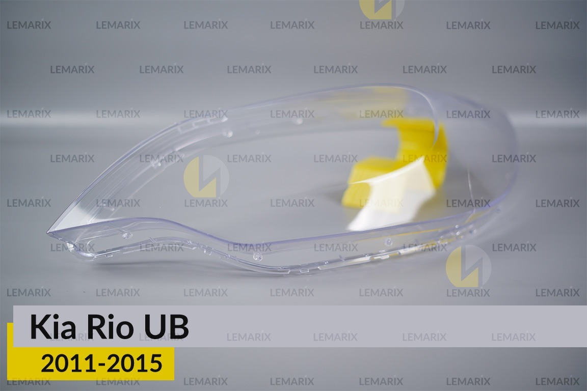 Скло фари KIA Rio UB (2011-2015) ліве