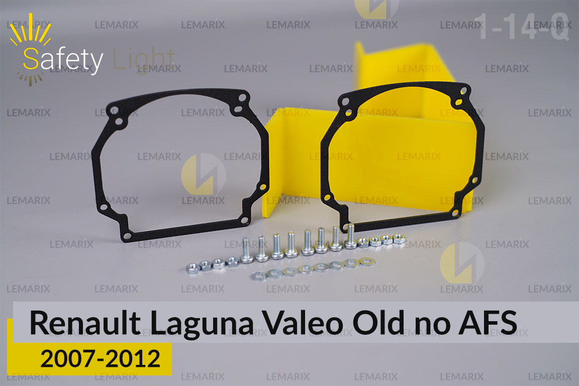 Перехідна рамка для Renault Laguna Valeo old no AFS (2007-2012)