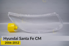 Скло фари Hyundai Santa Fe CM (2006-2012) праве