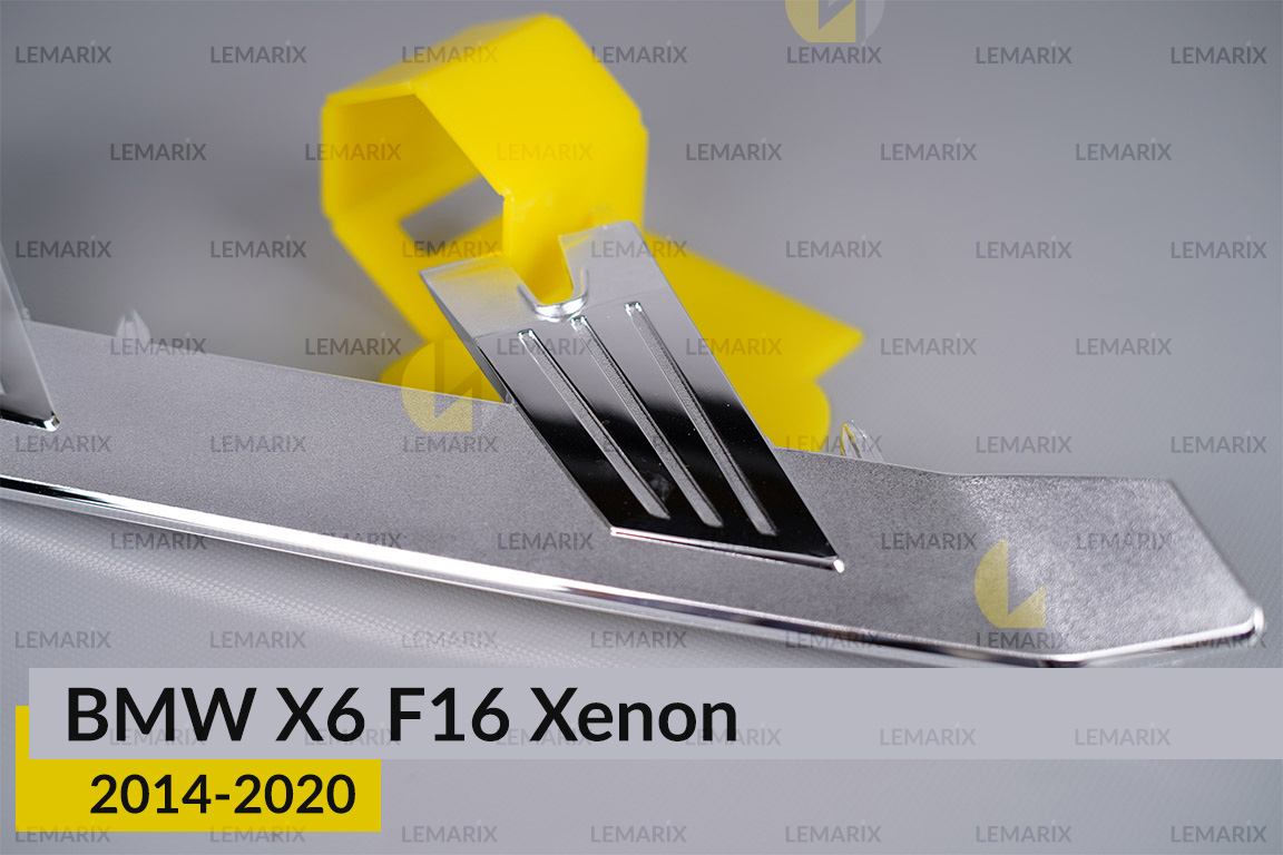 Хромована декоративна маска нижня BMW X6 F16 Xenon (2014-2020) права
