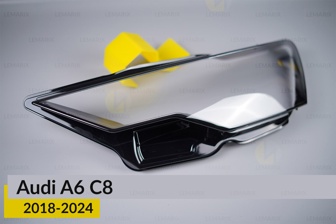 Скло фари Audi A6 C8 (2018-2024) ліве