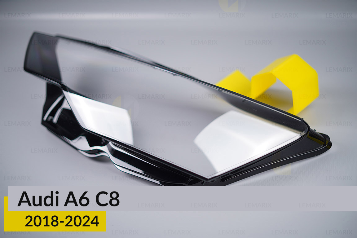 Скло фари Audi A6 C8 (2018-2024) ліве