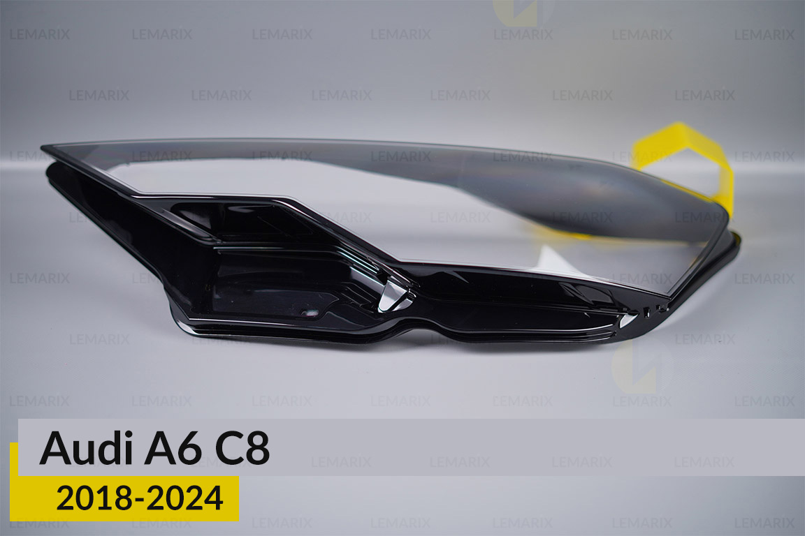 Скло фари Audi A6 C8 (2018-2024) ліве
