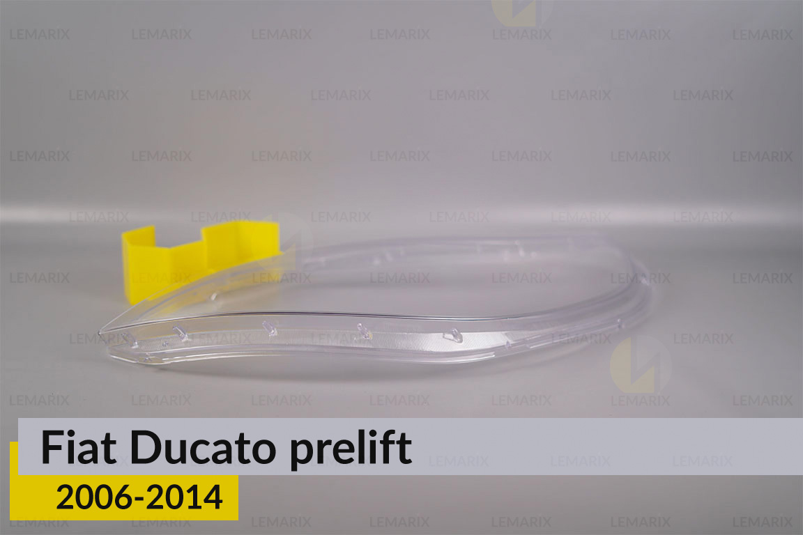 Скло фари Fiat Ducato (2006-2014) дорест ліве