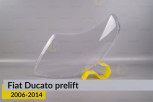 Скло фари Fiat Ducato (2006-2014) дорест ліве