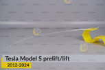 Світловод фари Tesla Model S (2012-2024) дорест/рест довгий лівий