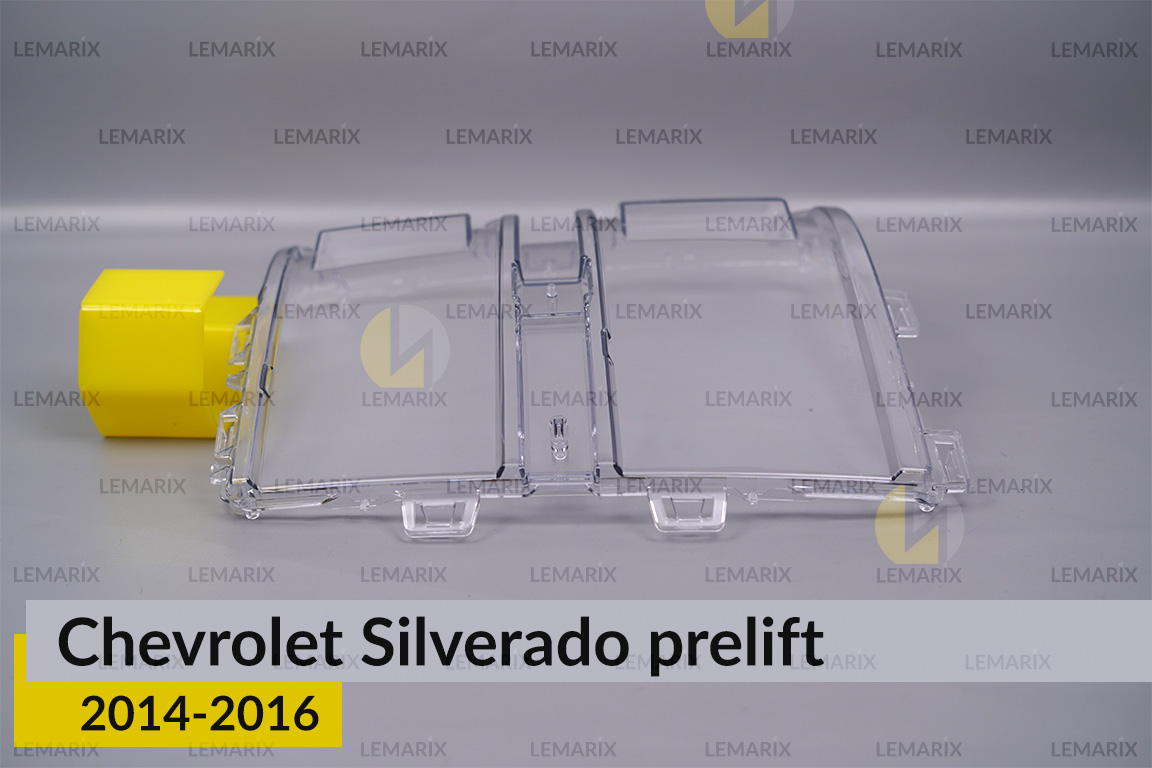 Скло фари Chevrolet Silverado (2014-2016) дорест ліве