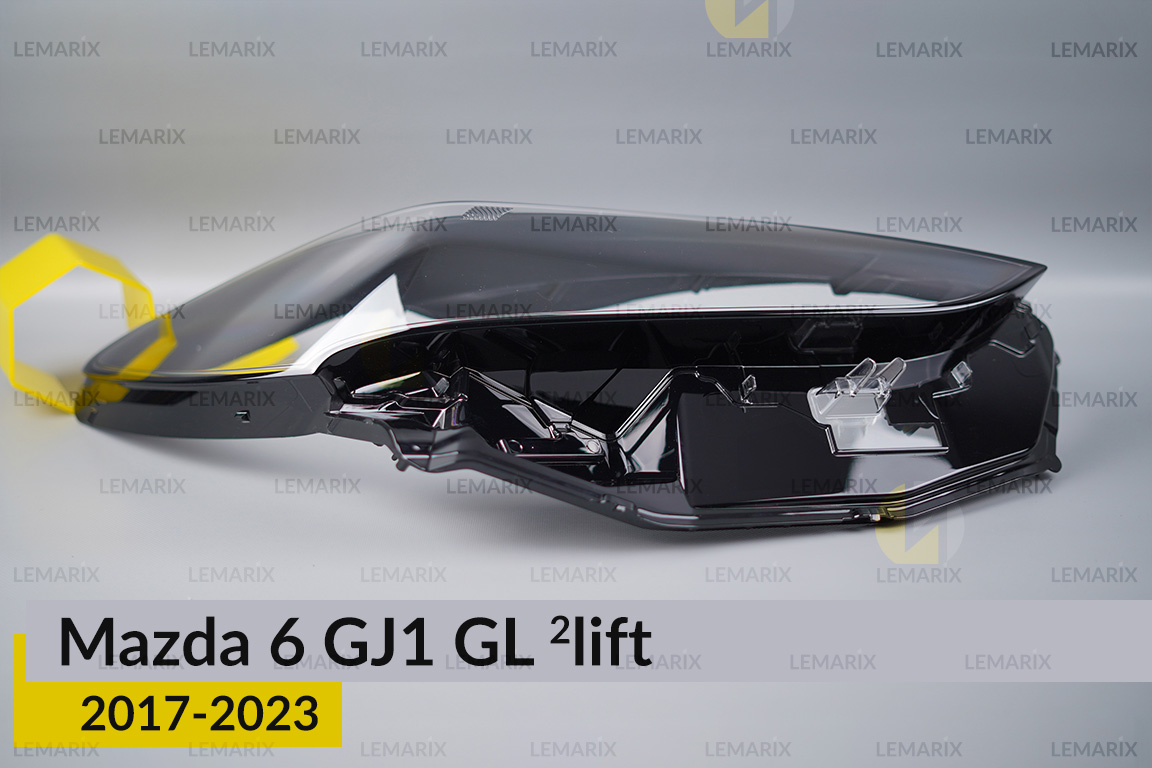 Скло фари Mazda 6 GJ1 GL (2017-2023) 2 рест праве