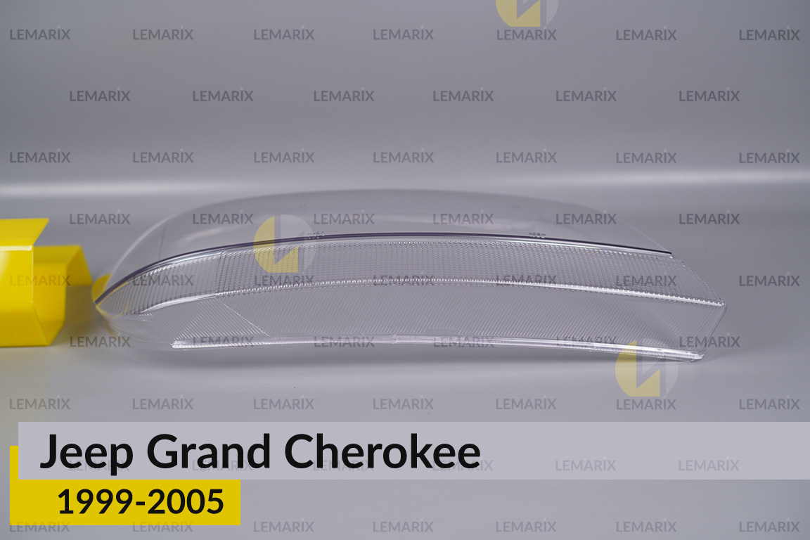 Скло фари Jeep Grand Cherokee (1999-2005) праве