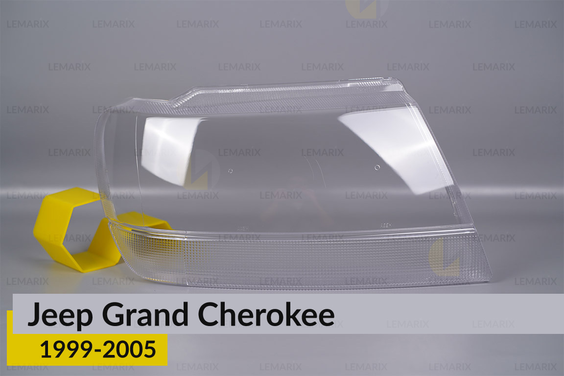 Скло фари Jeep Grand Cherokee (1999-2005) праве