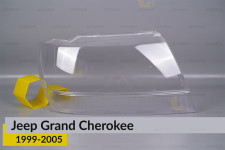 Скло фари Jeep Grand Cherokee (1999-2005) праве