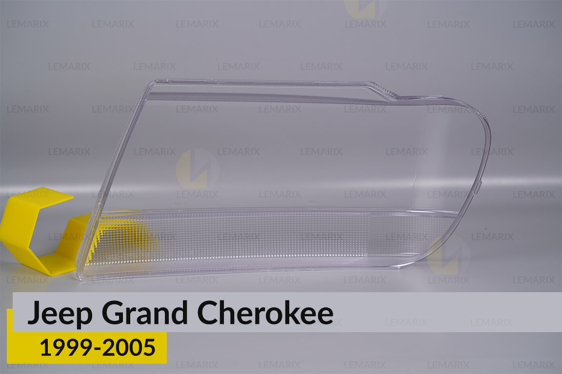 Скло фари Jeep Grand Cherokee (1999-2005) праве