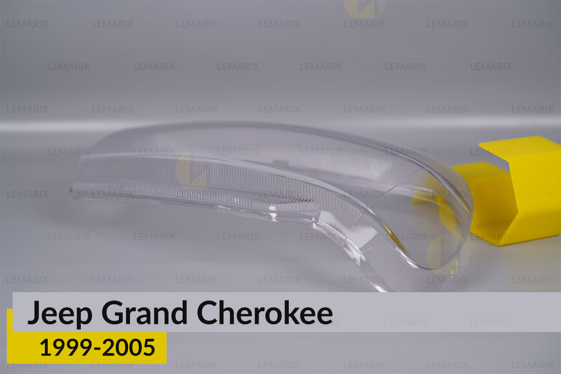 Скло фари Jeep Grand Cherokee (1999-2005) праве