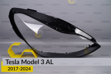 Стекло фары Tesla Model 3 AL (2017-2023) правое