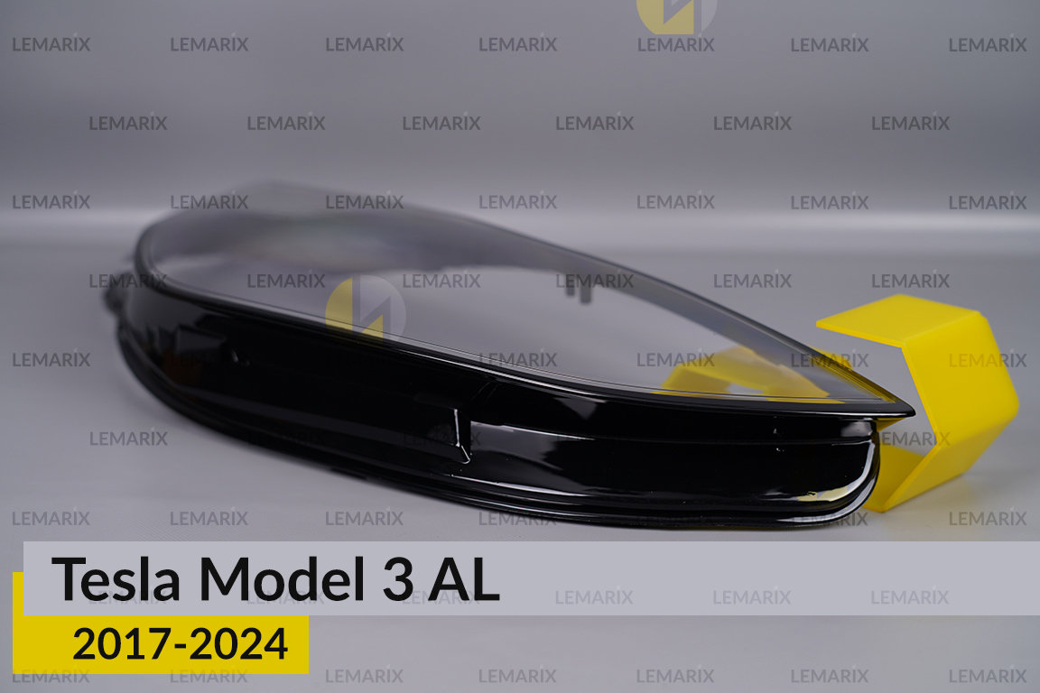 Скло фари Tesla Model 3 AL (2017-2023) праве
