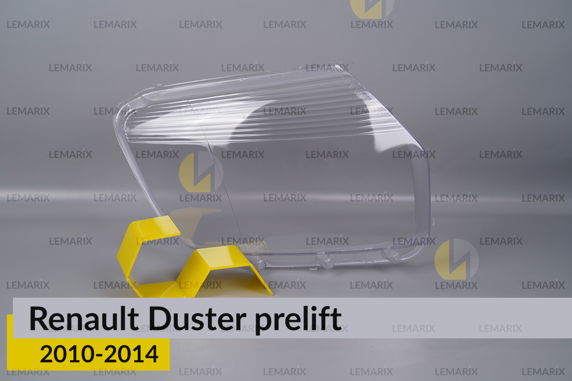 Скло фари Renault Duster (2010-2014) дорест праве