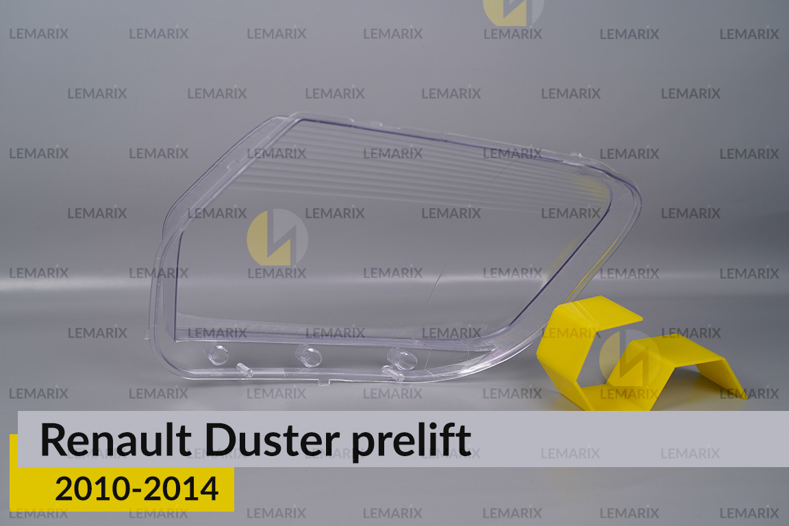 Скло фари Renault Duster (2010-2014) дорест праве