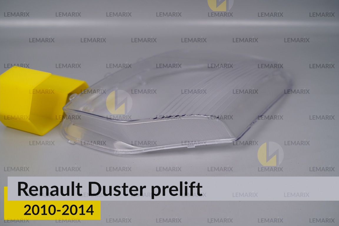 Скло фари Renault Duster (2010-2014) дорест праве