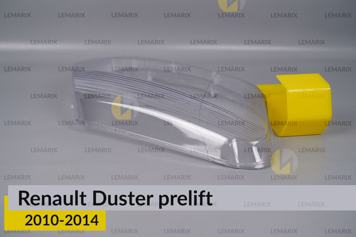 Скло фари Renault Duster (2010-2014) дорест праве