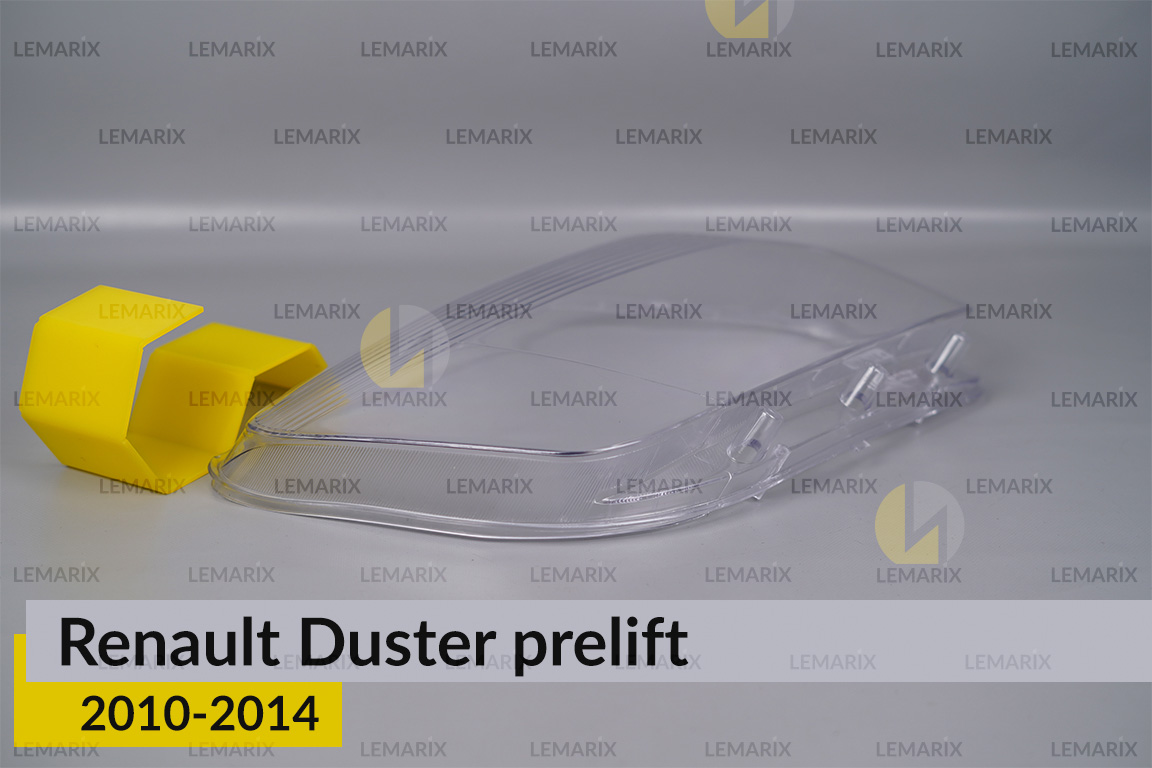 Скло фари Renault Duster (2010-2014) дорест праве