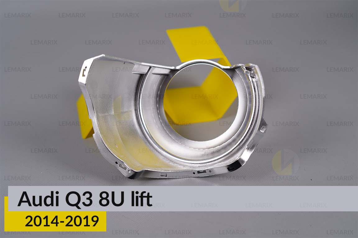 Хромована маска лінзи Audi Q3 8U (2014-2019) рест ліва