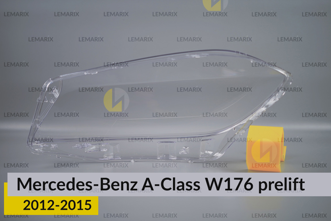 Скло фари Mercedes-Benz A-Class W176 (2012-2015) дорест праве