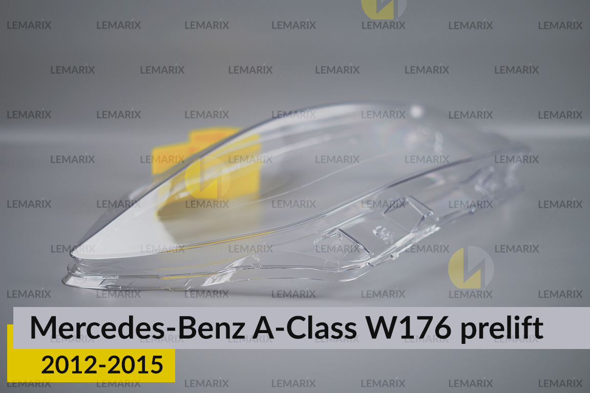 Скло фари Mercedes-Benz A-Class W176 (2012-2015) дорест праве