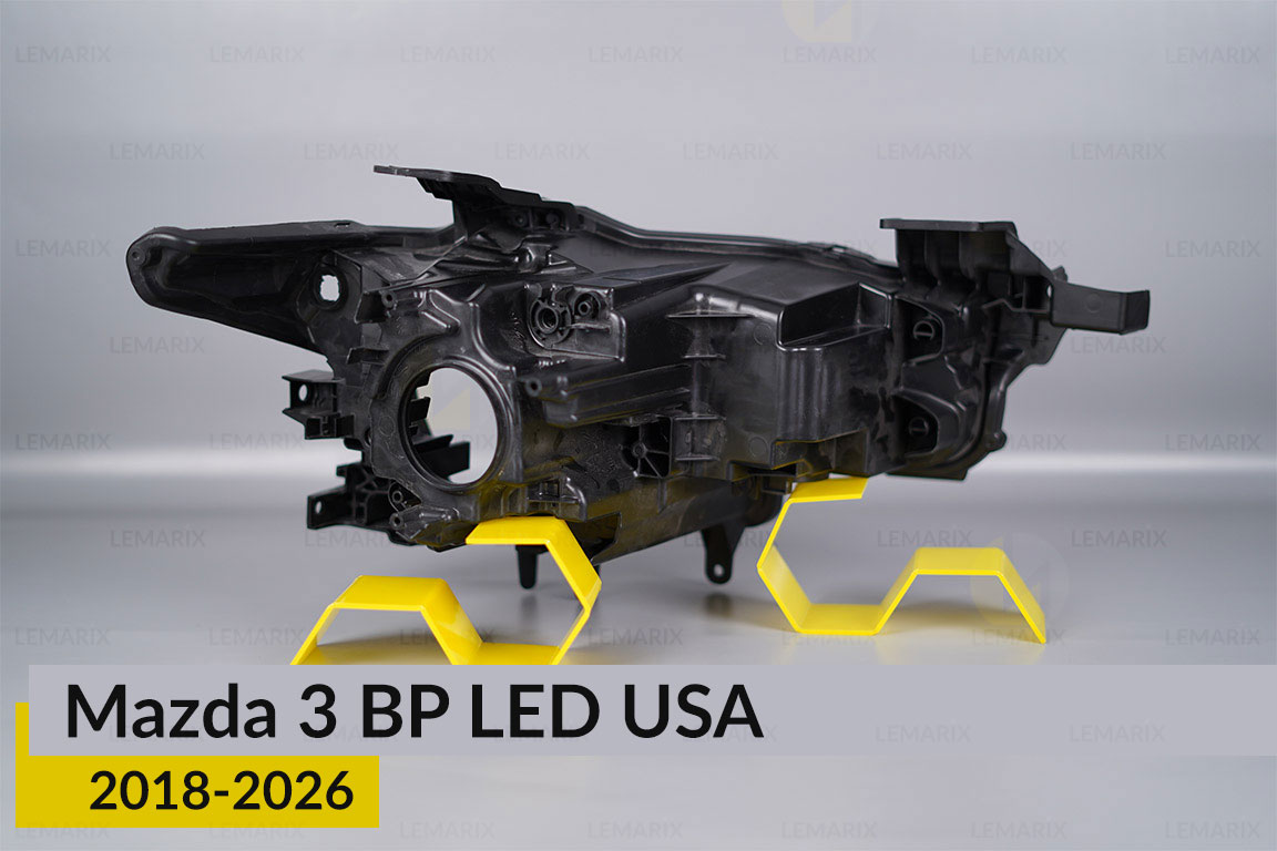 Корпус фари Mazda 3 BP LED USA (2018-2026) лівий