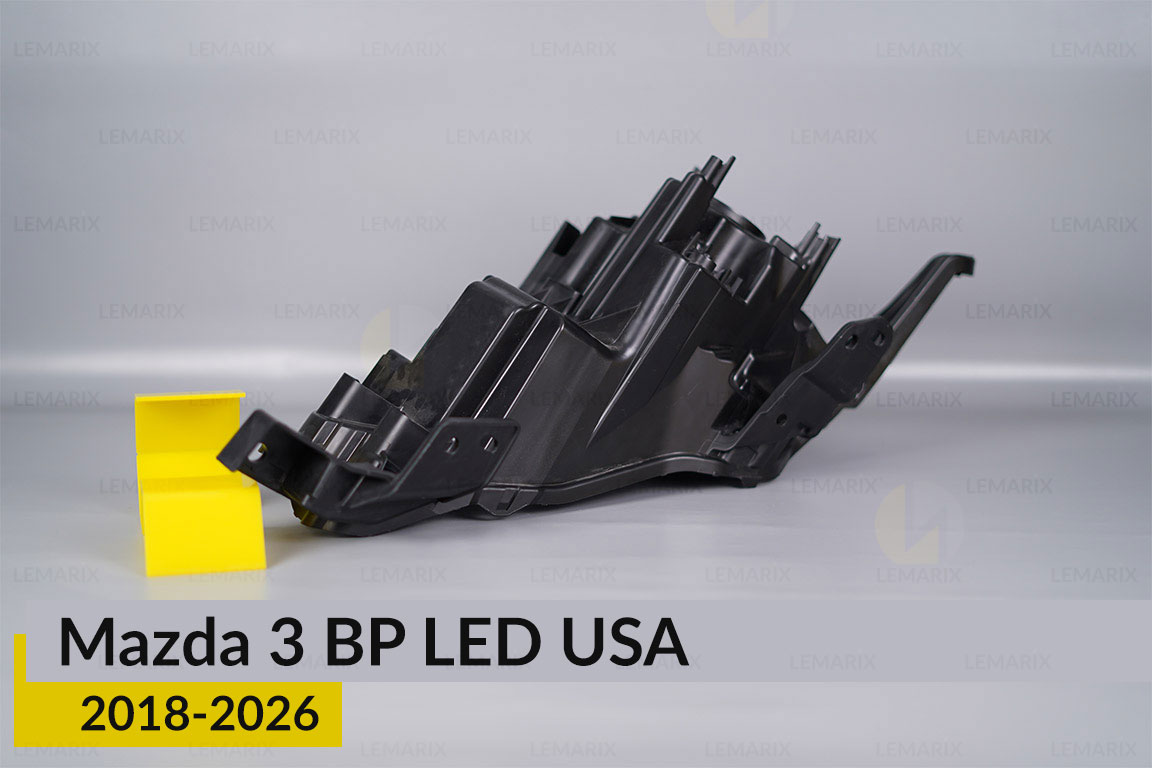 Корпус фари Mazda 3 BP LED USA (2018-2026) лівий