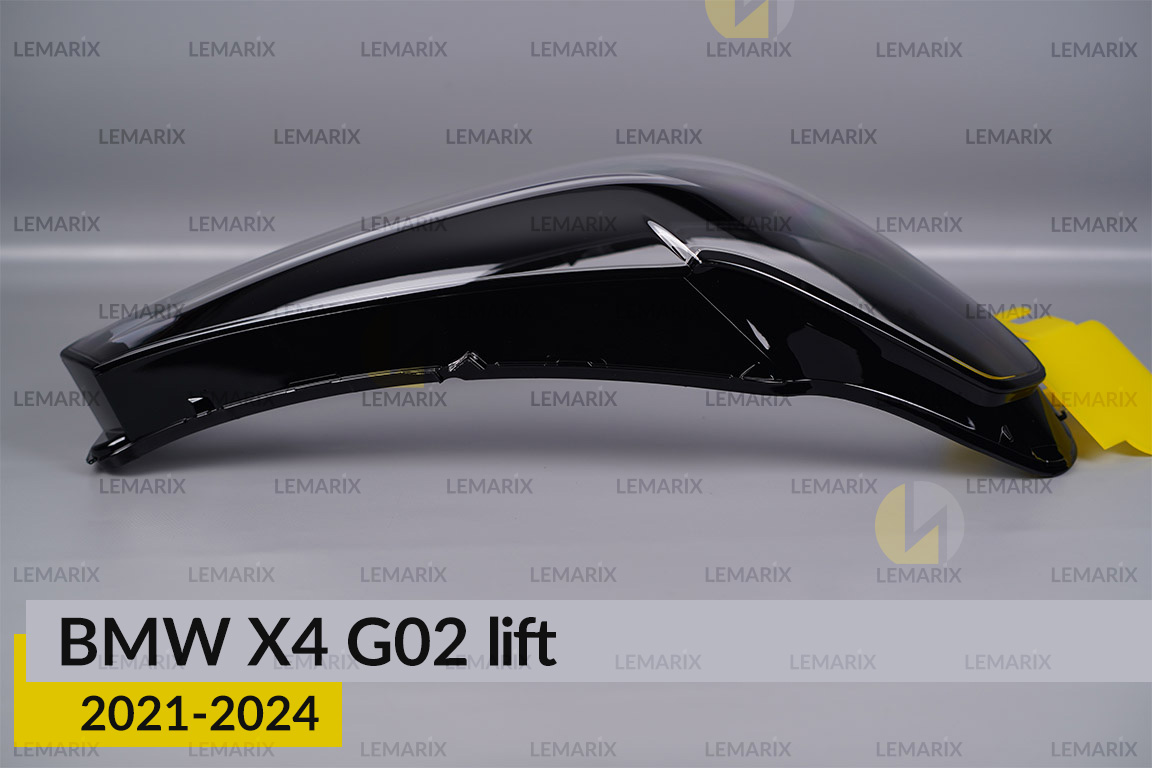 Скло фари BMW X4 G02 (2021-2024) рест праве