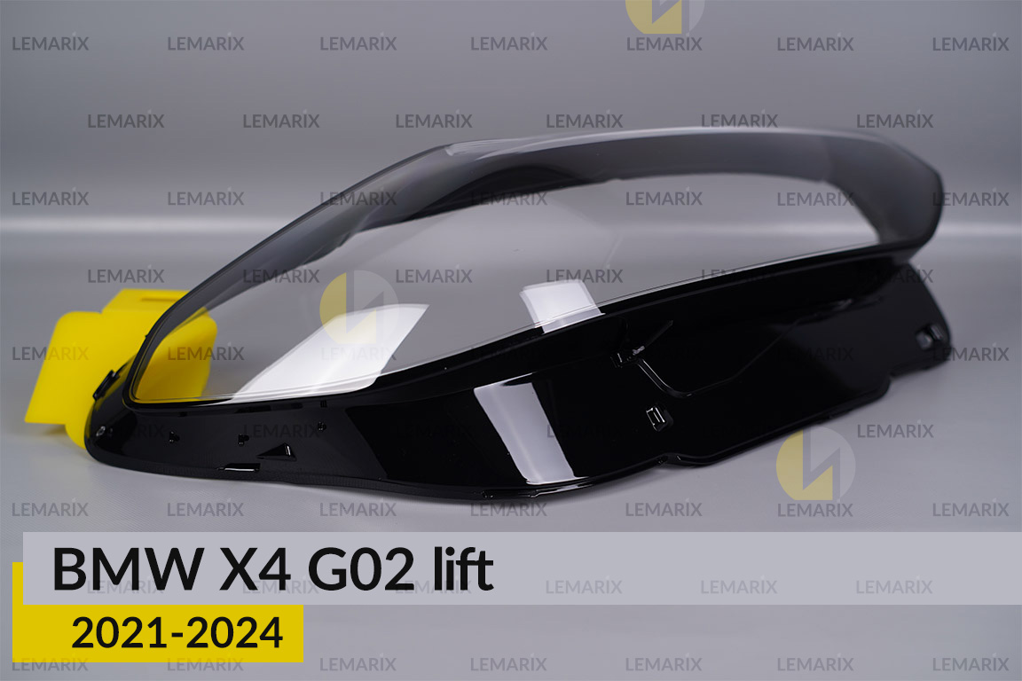 Скло фари BMW X4 G02 (2021-2024) рест праве