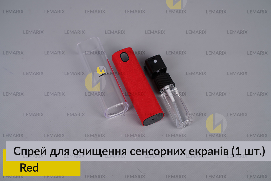 Спрей портативний для очищення сенсорних екранів Red Lemarix