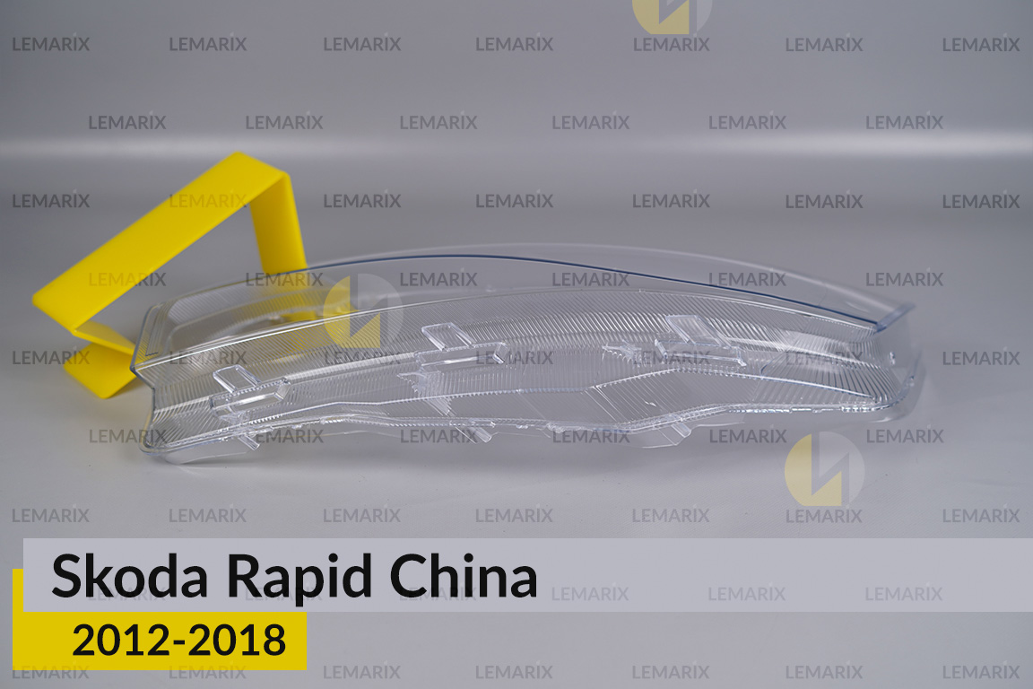 Скло фари Skoda Rapid China (2012-2018) ліве