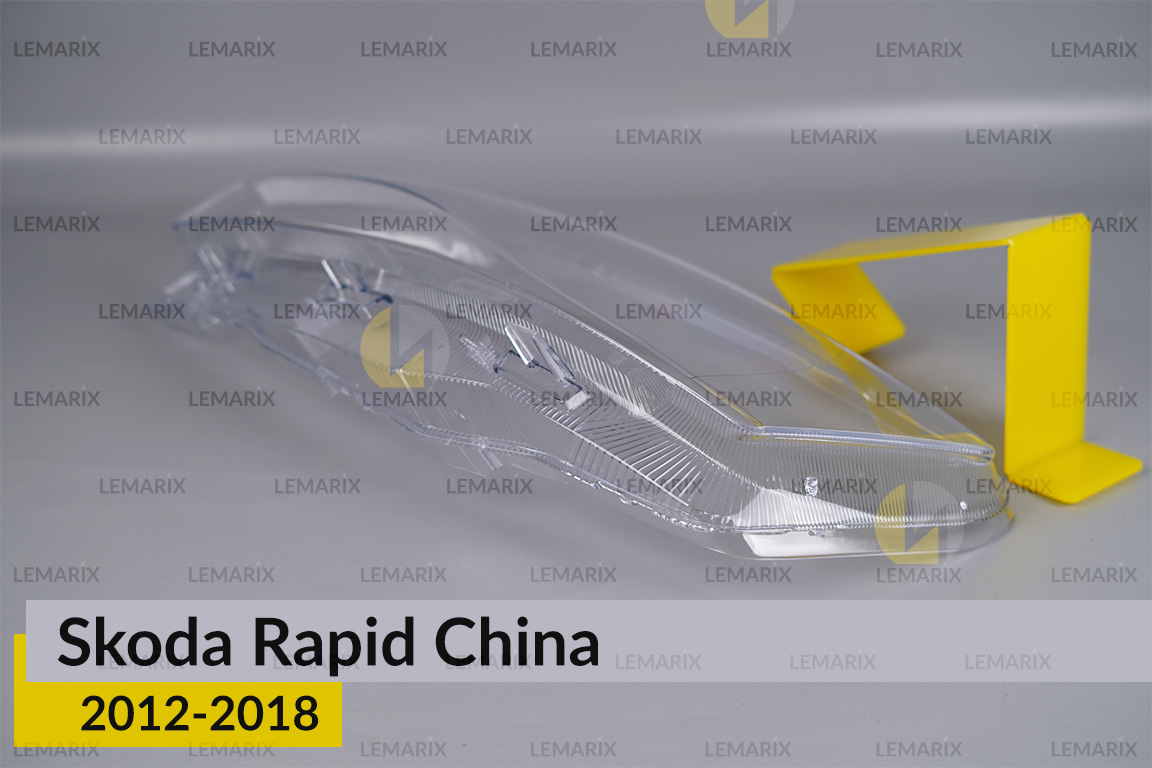Скло фари Skoda Rapid China (2012-2018) ліве