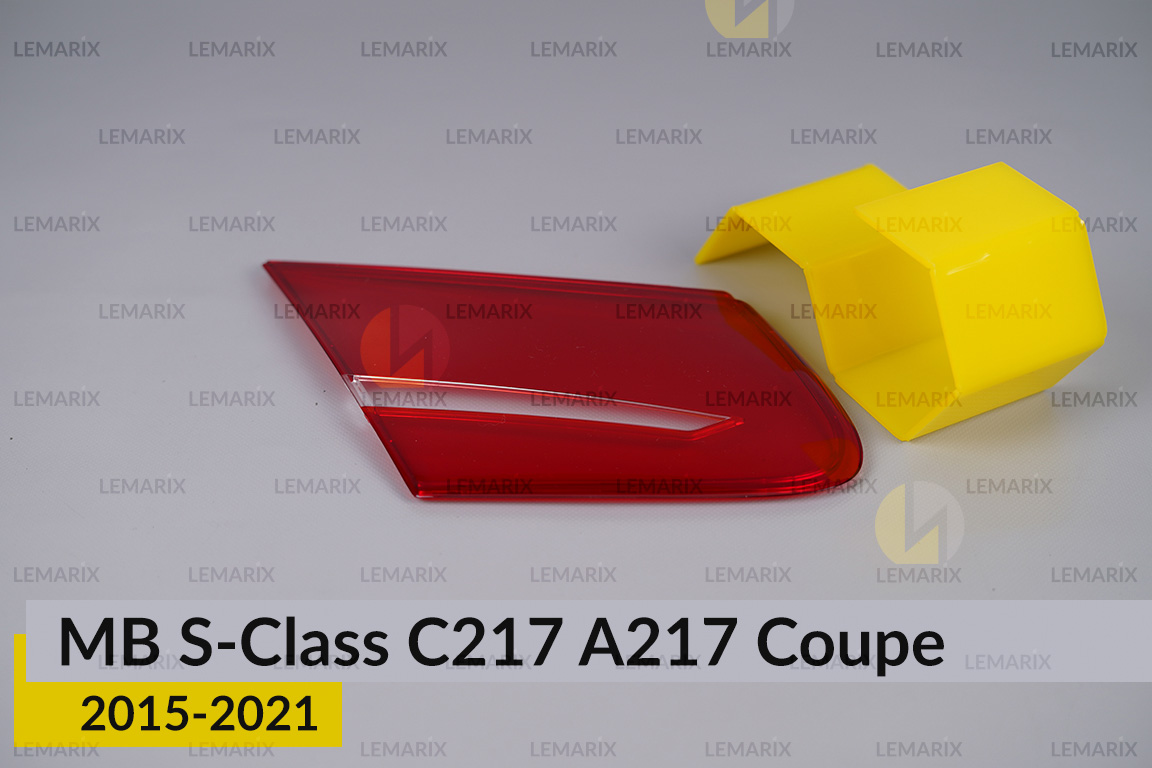 Стекло заднего фонаря внутреннее в крышке багажника Mercedes-Benz S-Class C217 A217 Coupe (2015-2021) левое