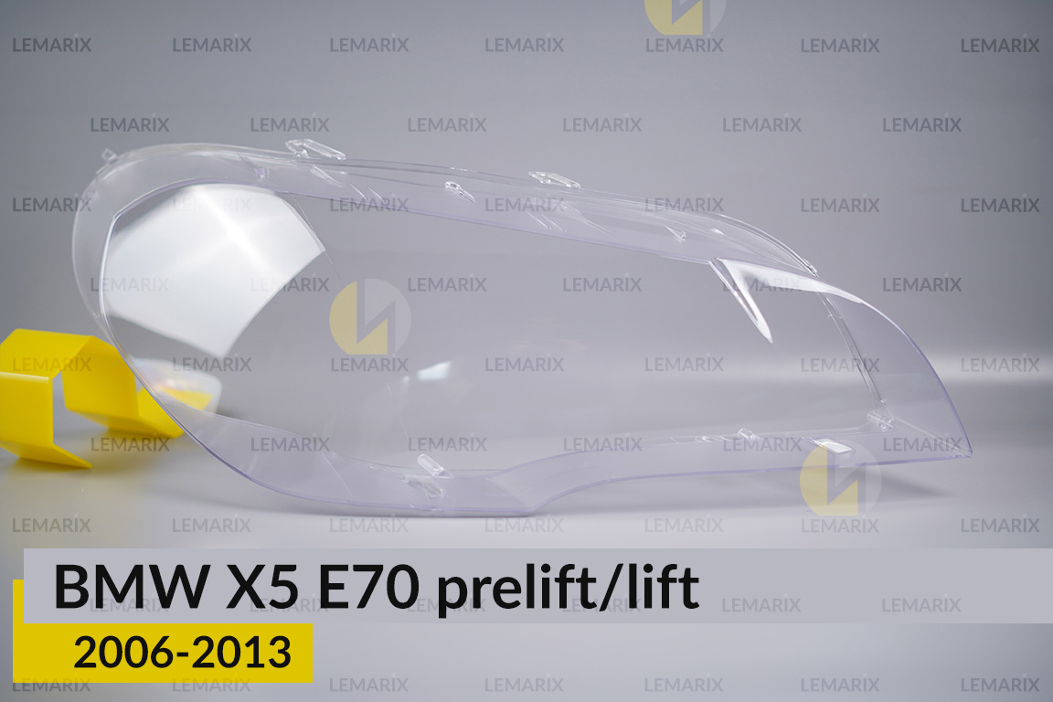 Скло фари BMW X5 E70 (2006-2013) дорест/рест праве