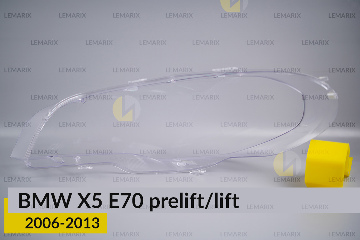 Скло фари BMW X5 E70 (2006-2013) дорест/рест праве