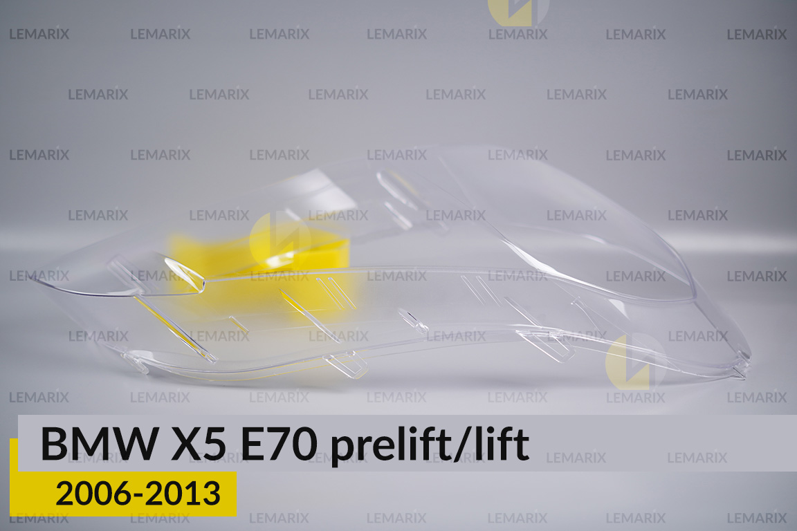 Скло фари BMW X5 E70 (2006-2013) дорест/рест праве