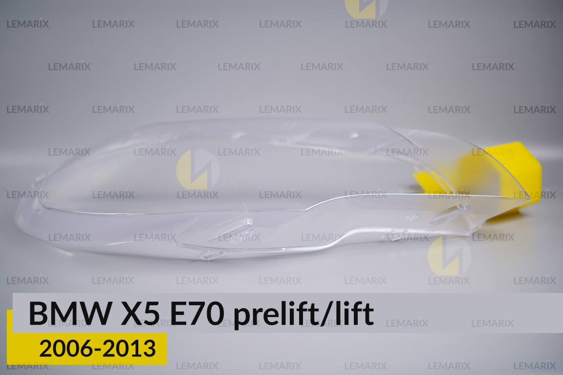 Скло фари BMW X5 E70 (2006-2013) дорест/рест праве