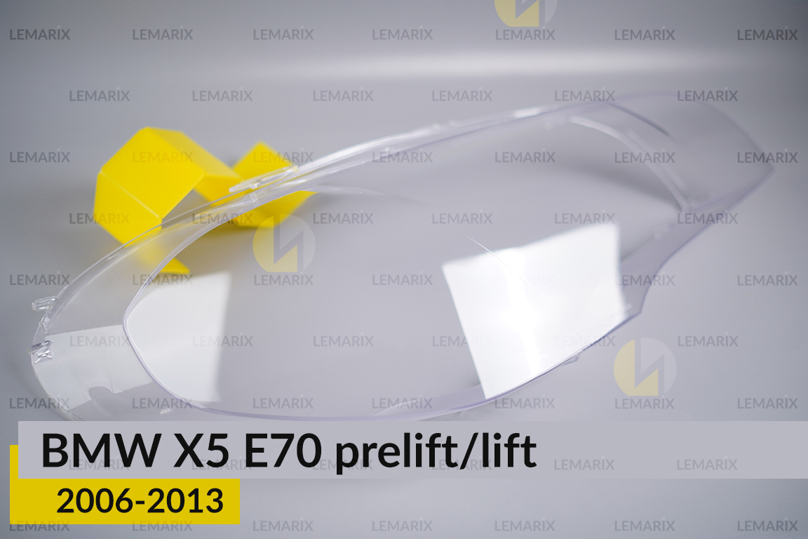 Скло фари BMW X5 E70 (2006-2013) дорест/рест праве