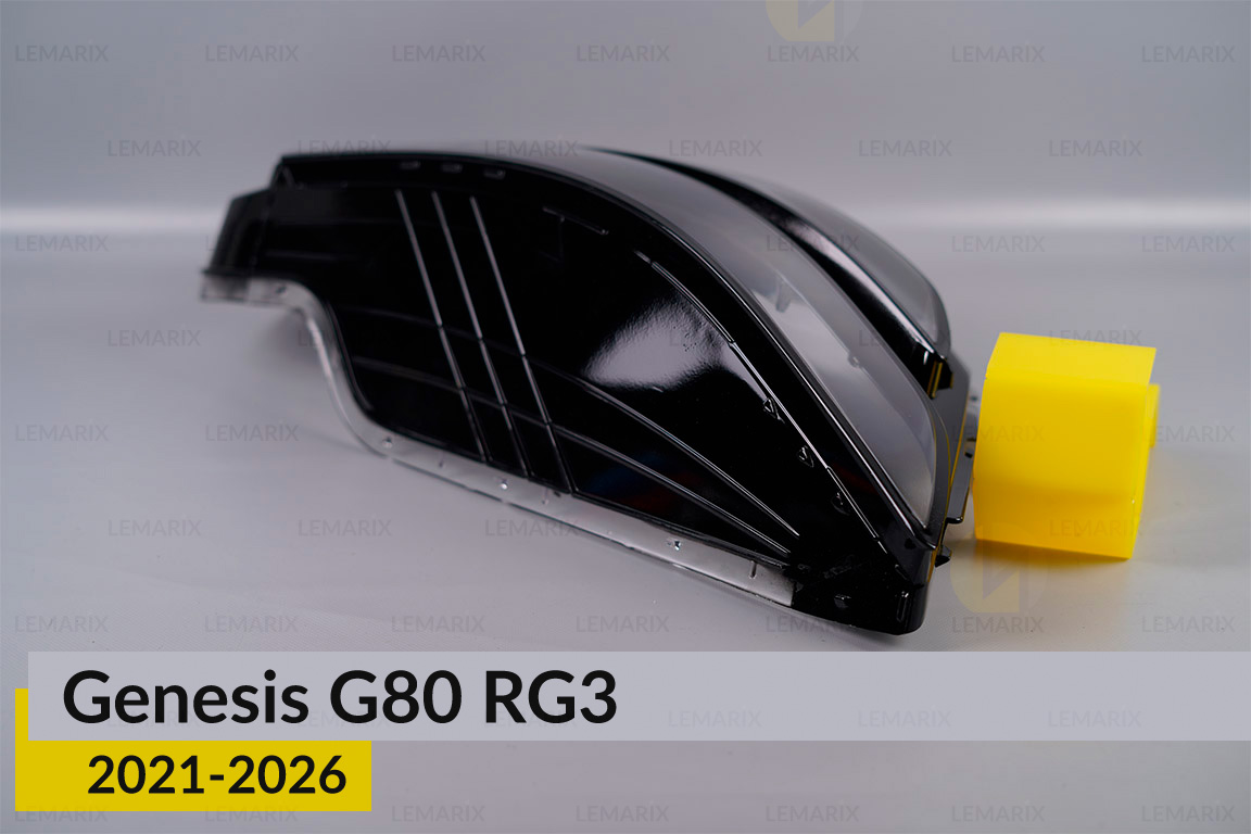 Скло фари Genesis G80 RG3 (2021-2026) праве