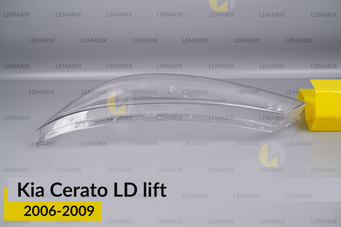 Скло фари Kia Cerato LD (2006-2009) рест ліве